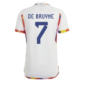 Belgien Kevin De Bruyne #7 Borta Kläder VM 2022 Kortärmad
